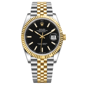 Rolex 126333 41mm Two-Tone Datejust Black Dial