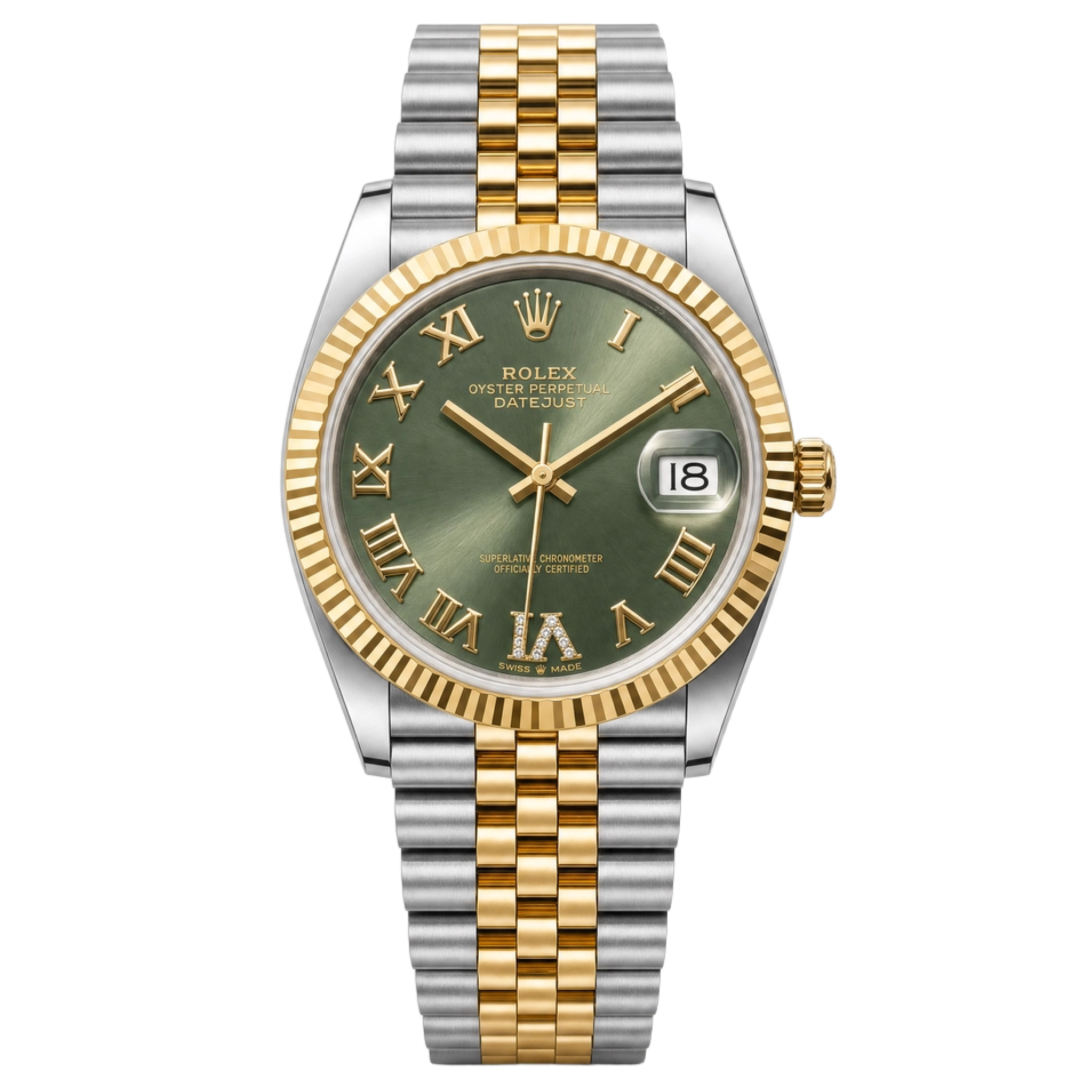 Rolex 278273 Datejust 31 Olive Green Roman dial